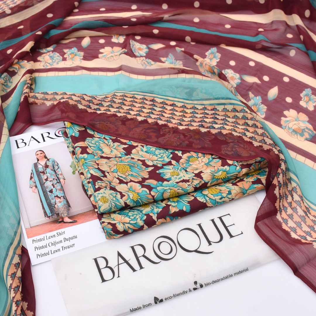 Maria B Lawn 3-Piece UnStiched