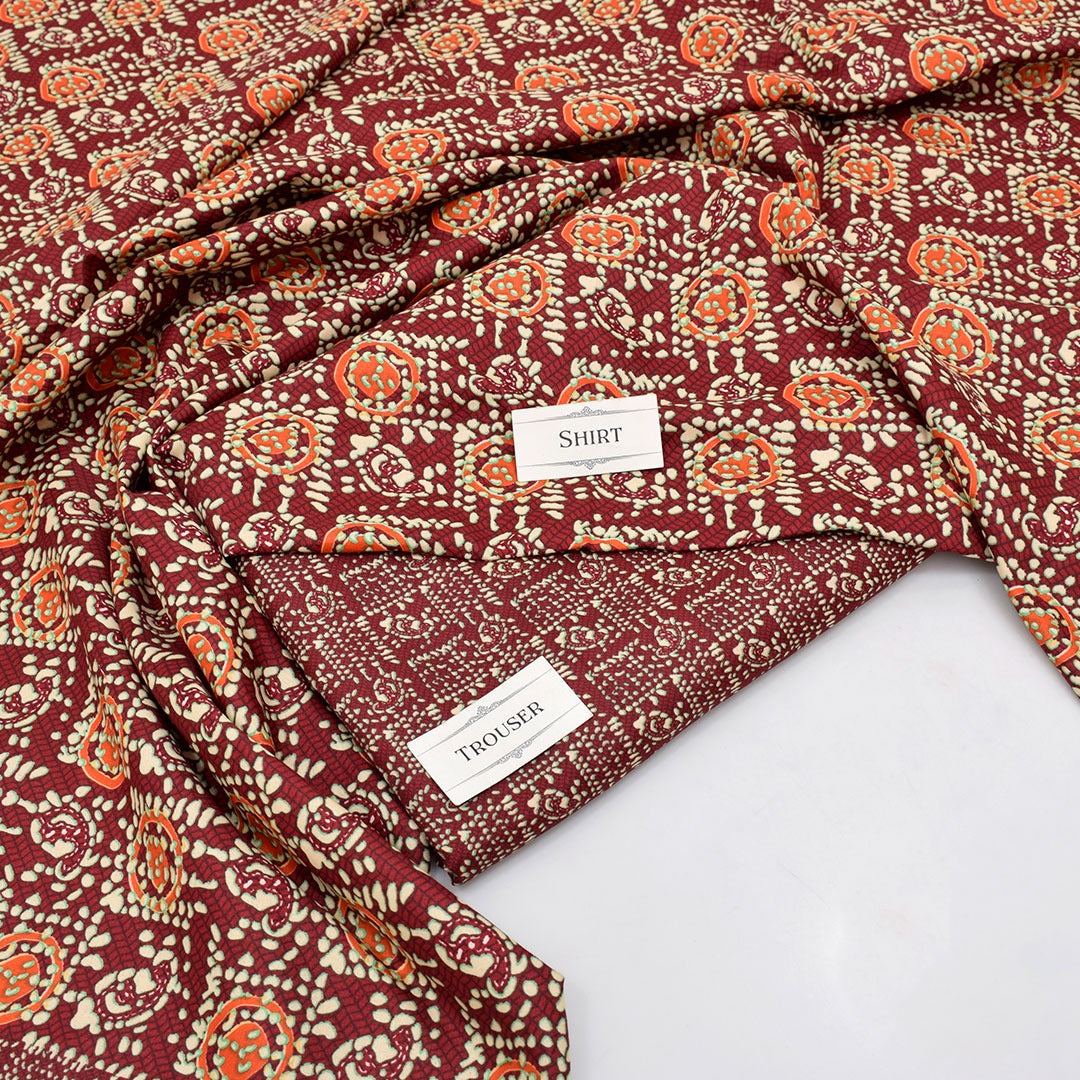 Premium Airjet Digital Printed 2-Piece Unstiched