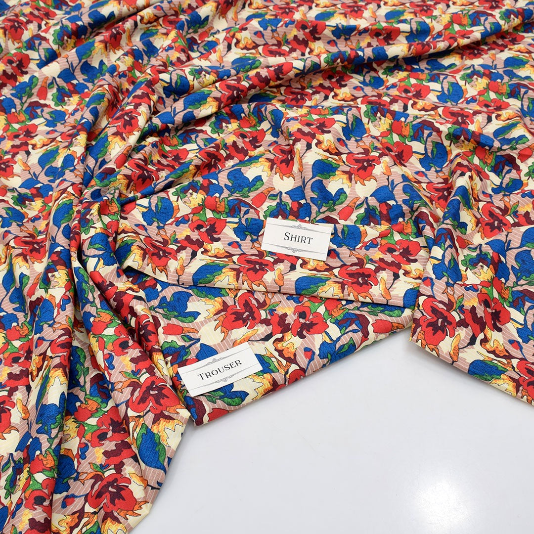 Premium Airjet Digital Printed 2-Piece Unstiched