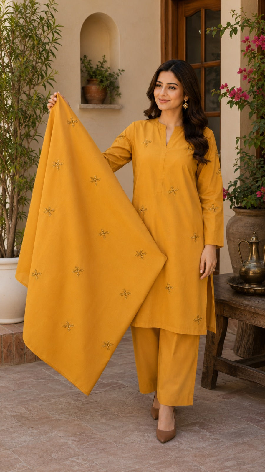 Bareeze Embroidered Lawn 2-Piece Unstitched