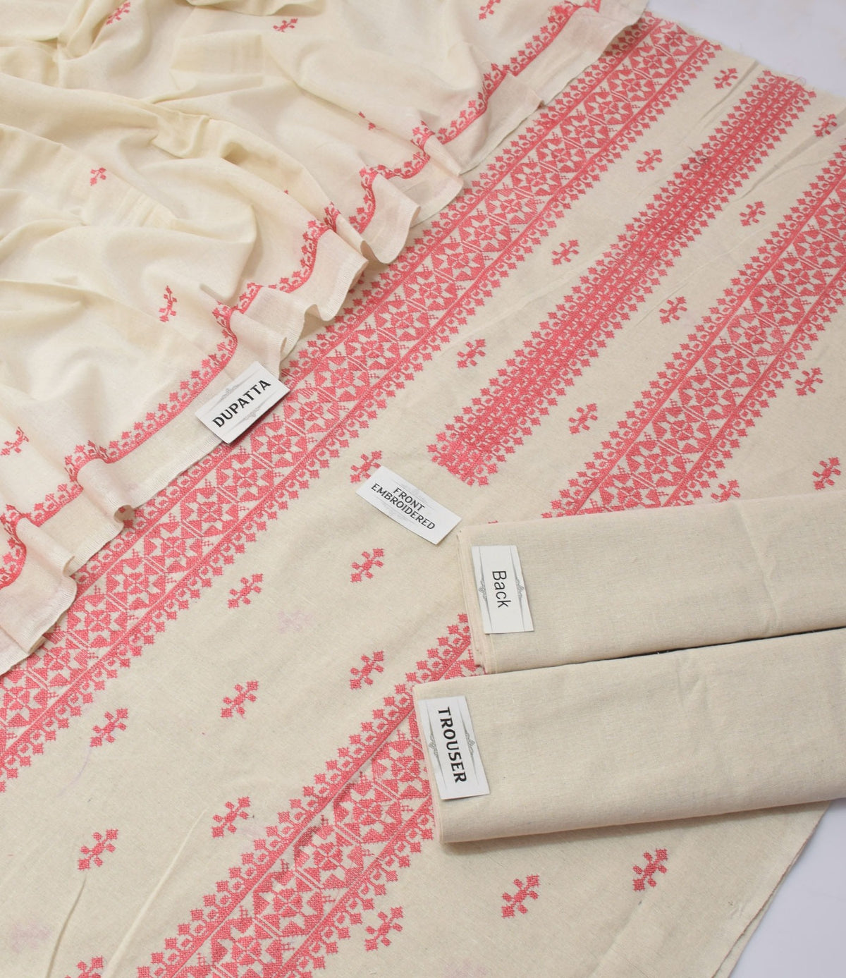 Bareeze Karandi Khaddar Embroidered 3-Piece Un-Stiched