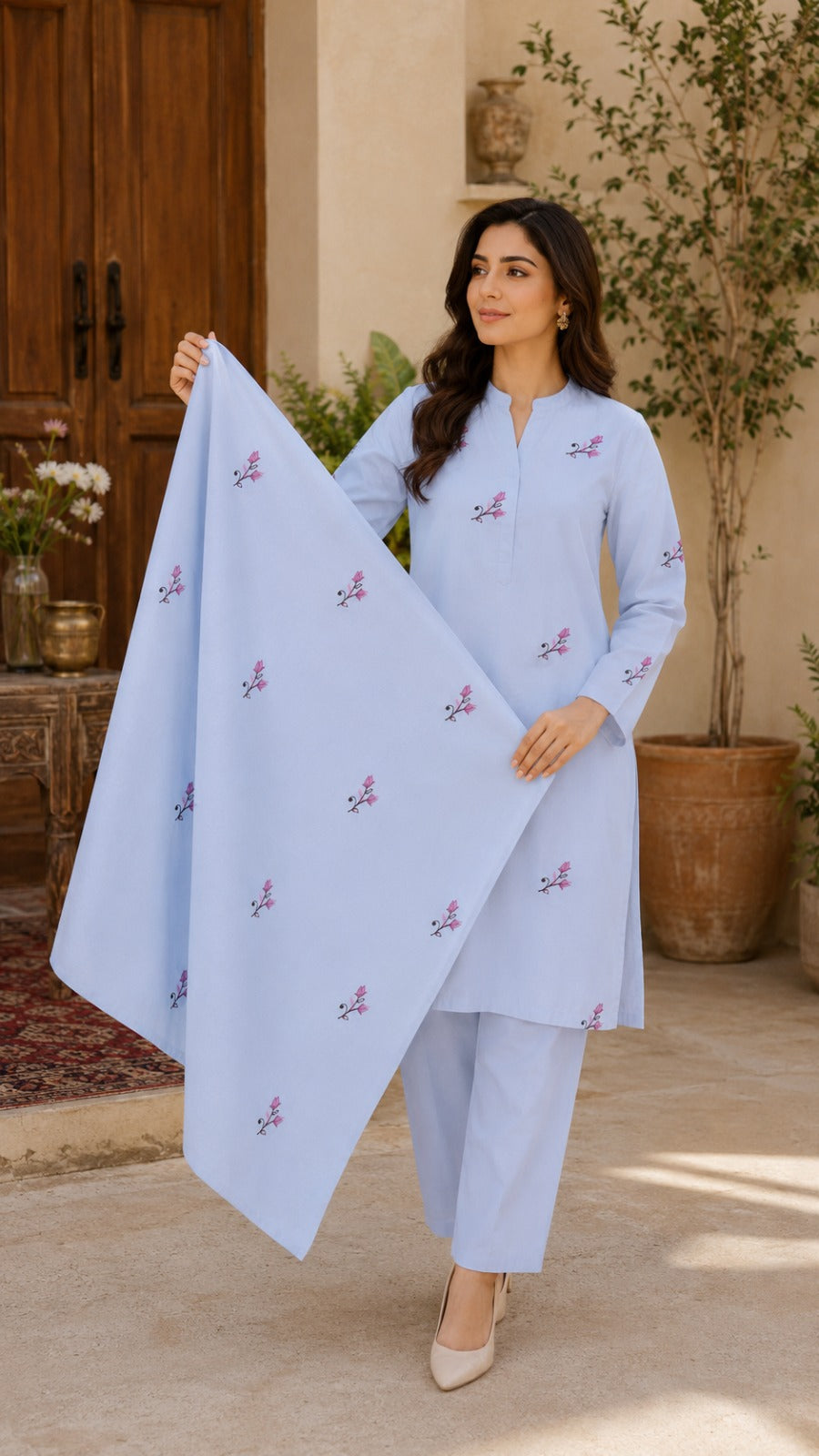 Bareeze Embroidered Lawn 2-Piece Unstitched