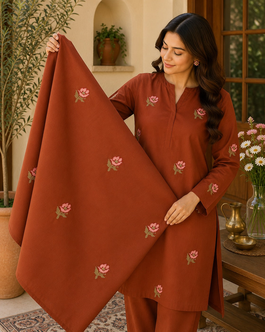 Bareeze Embroidered Lawn 2-Piece Unstitched