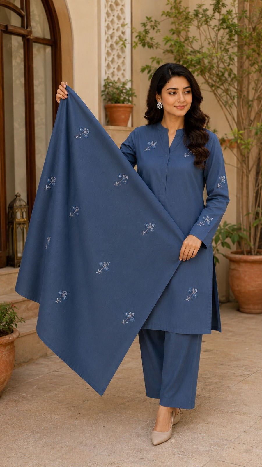 Bareeze Embroidered Lawn 2-Piece Unstitched