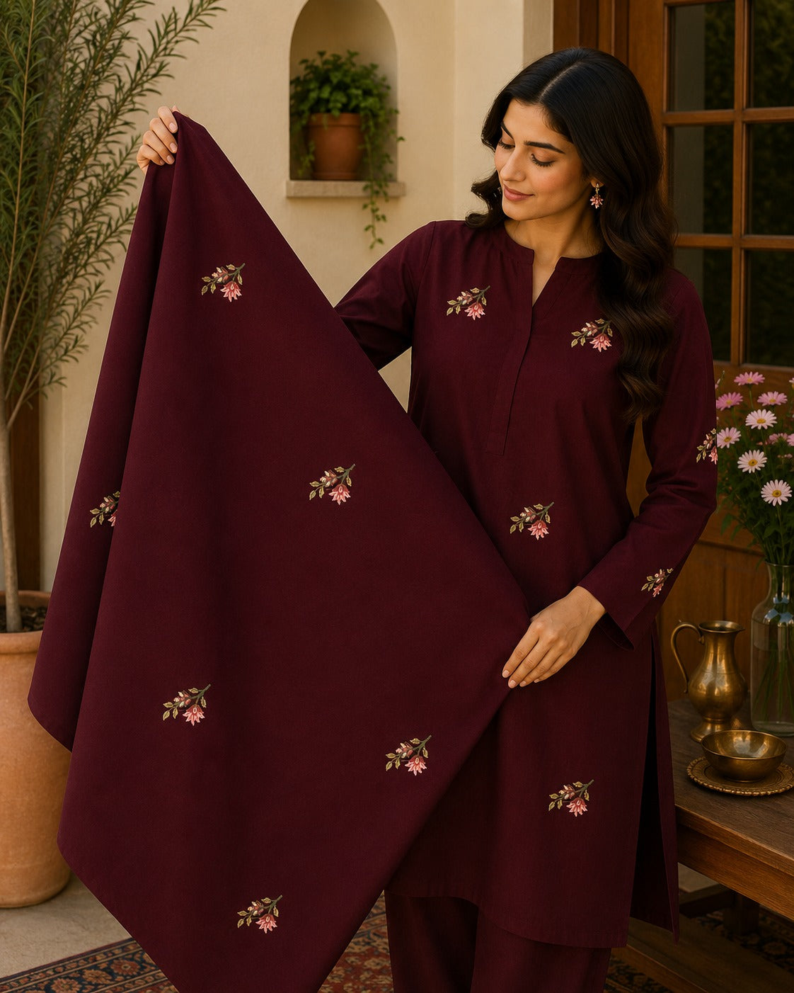 Bareeze Embroidered Lawn 2-Piece Unstitched