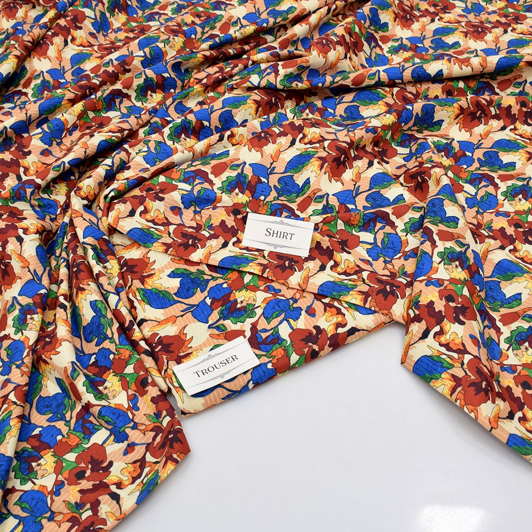 Premium Airjet Digital Printed 2-Piece Unstiched