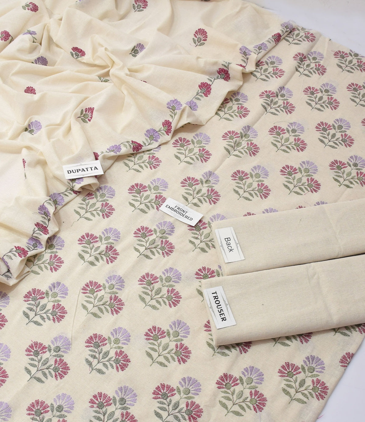 Bareeze Karandi Khaddar Embroidered 3-Piece Un-Stiched