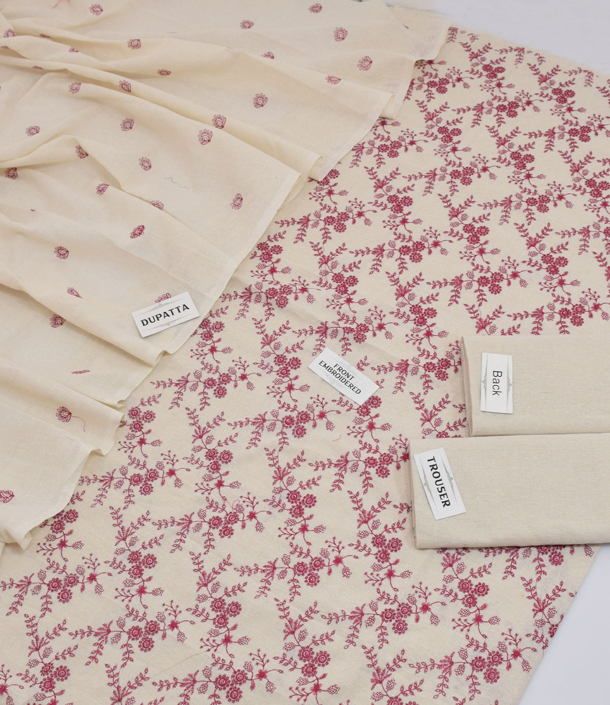 Bareeze Karandi Khaddar Embroidered 3-Piece Un-Stiched