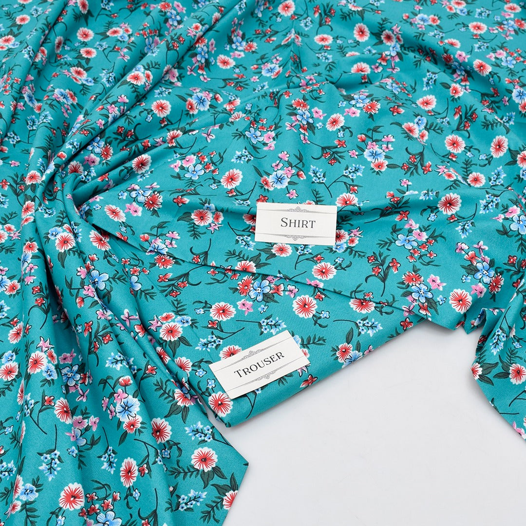 Premium Airjet Digital Printed 2-Piece Unstiched