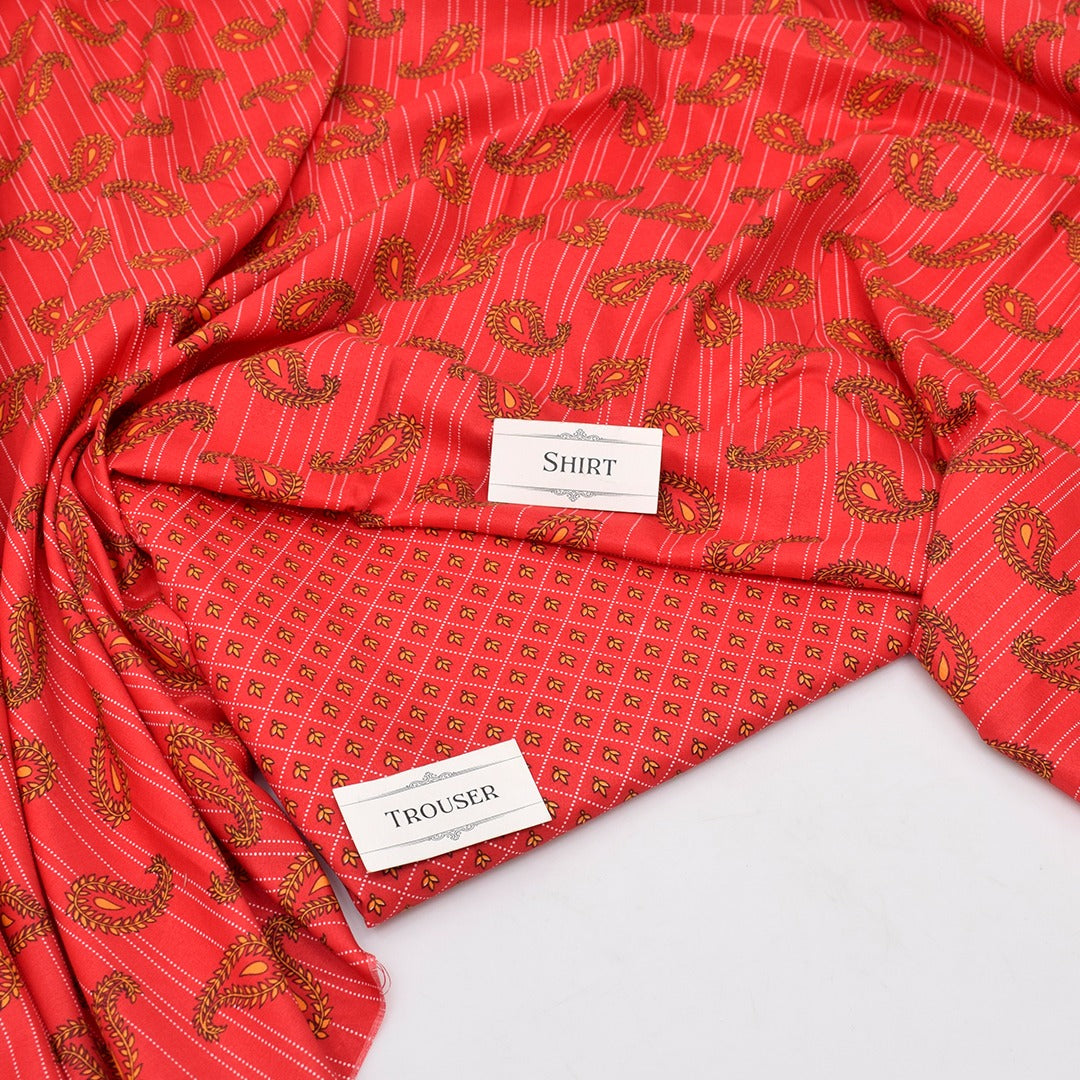 Premium Airjet Digital Printed 2-Piece Unstiched