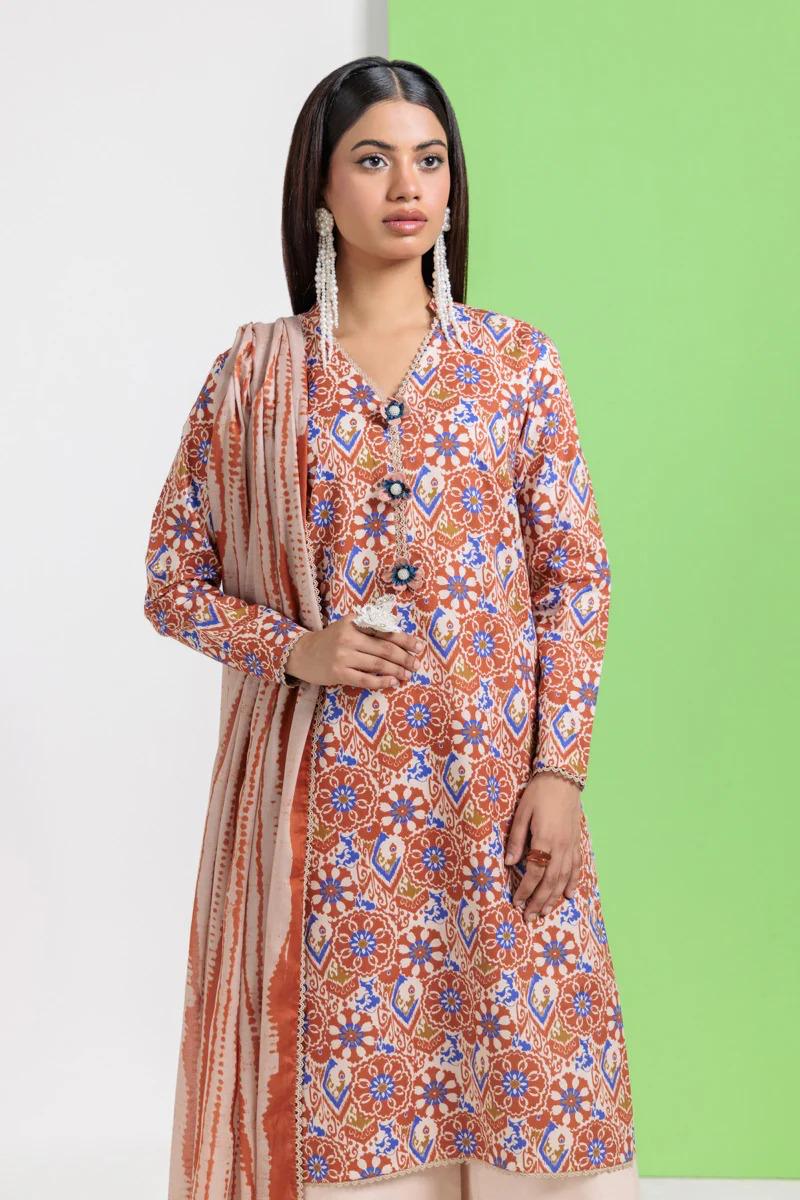 Bonanza Satrangi Digital Lawn 3-Piece Unstiched