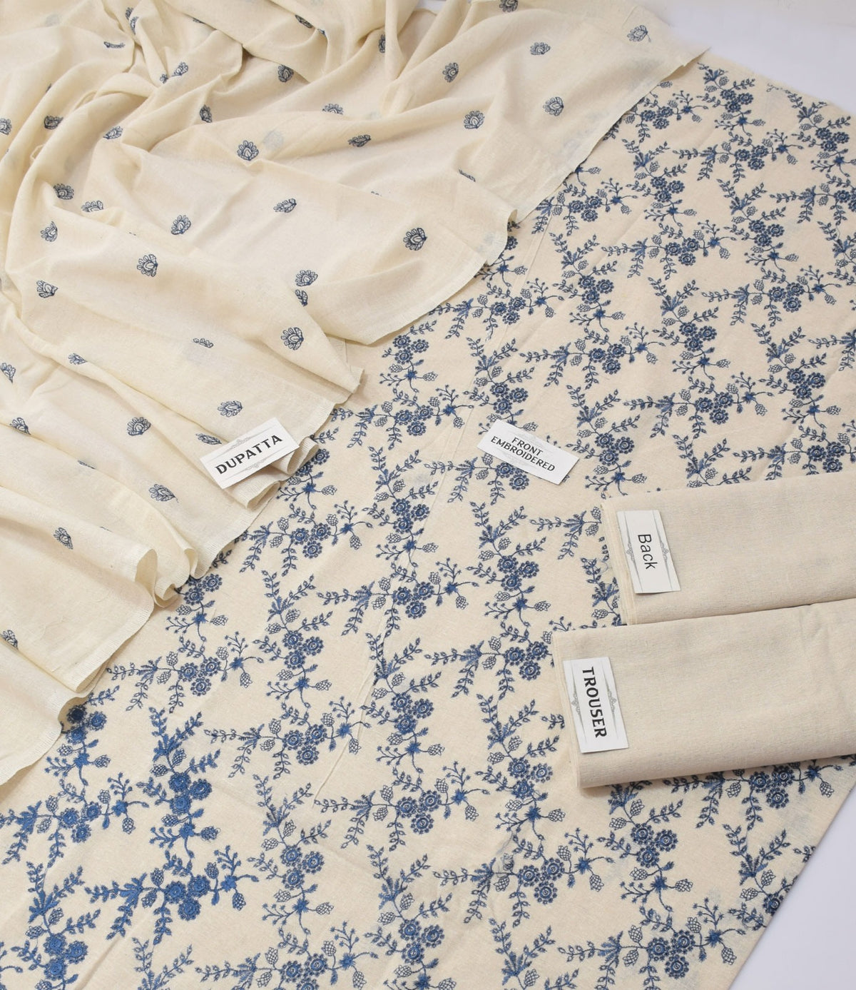 Bareeze Karandi Khaddar Embroidered 3-Piece Un-Stiched