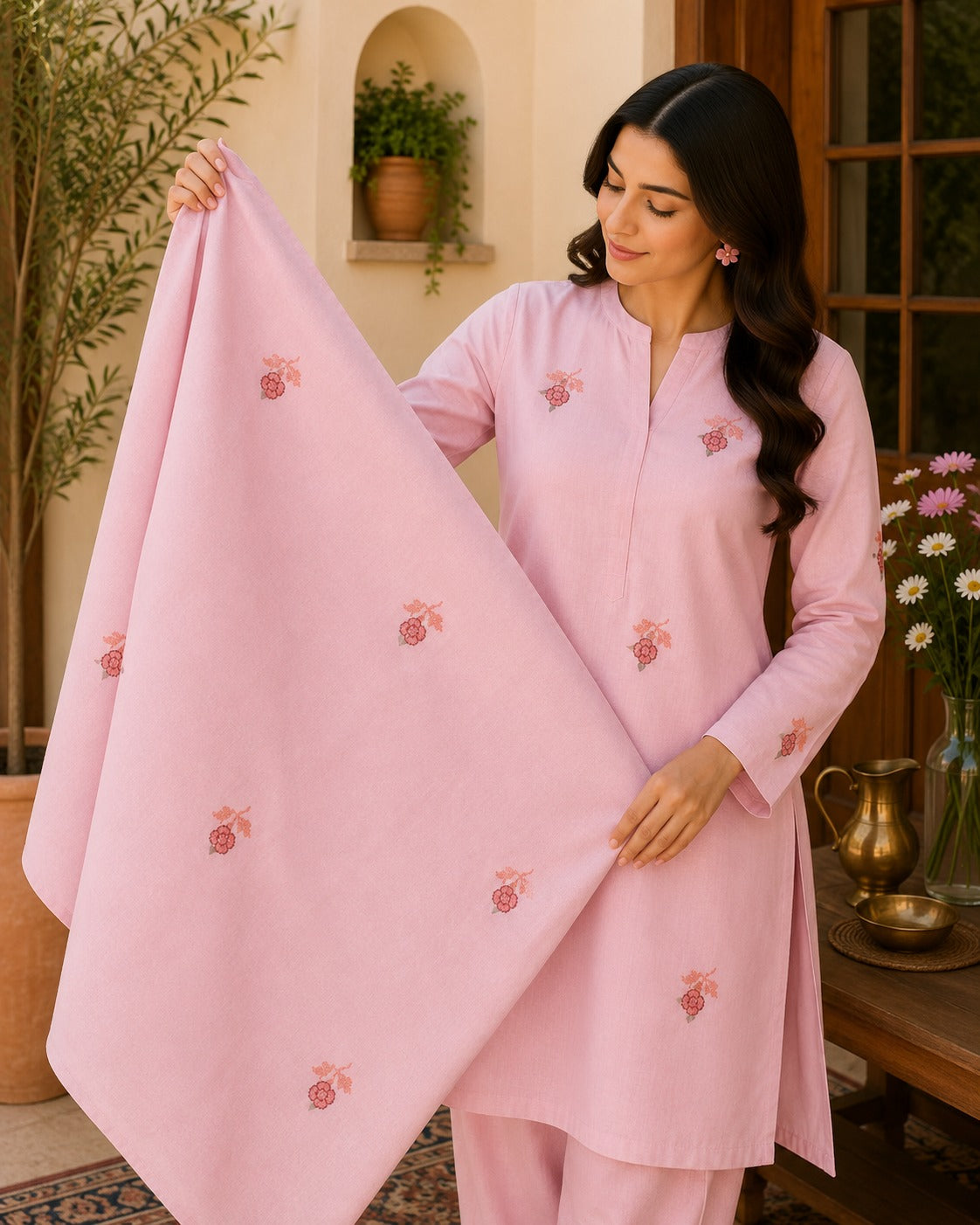 Bareeze Embroidered Lawn 2-Piece Unstitched