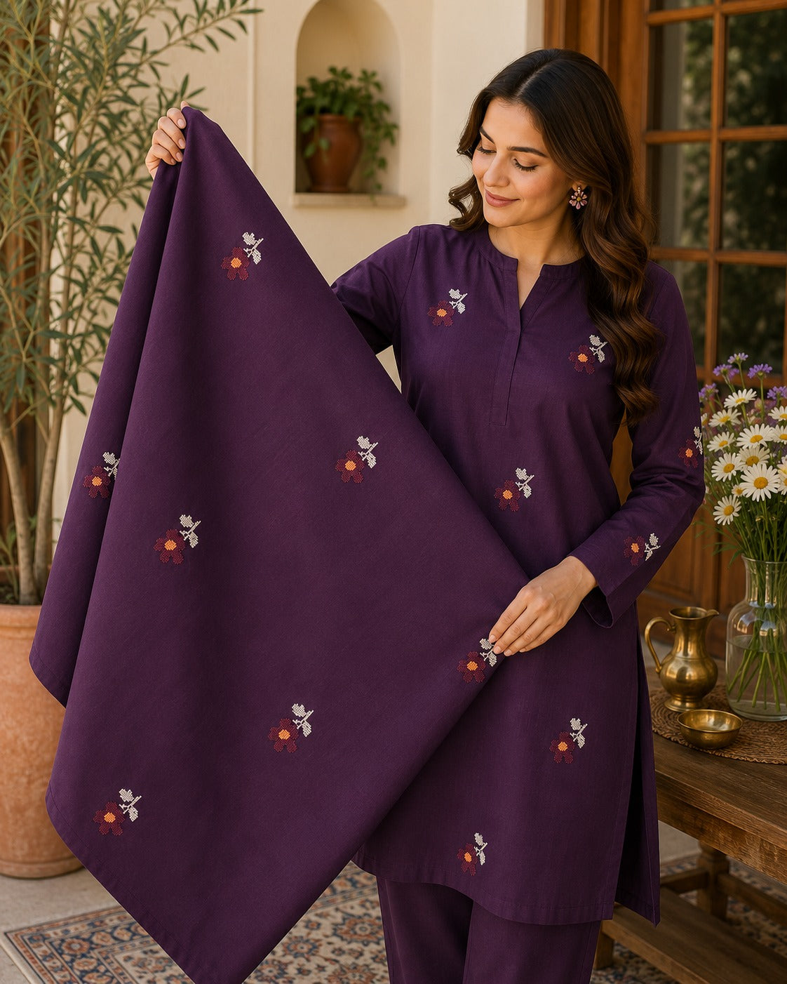 Bareeze Embroidered Lawn 2-Piece Unstitched
