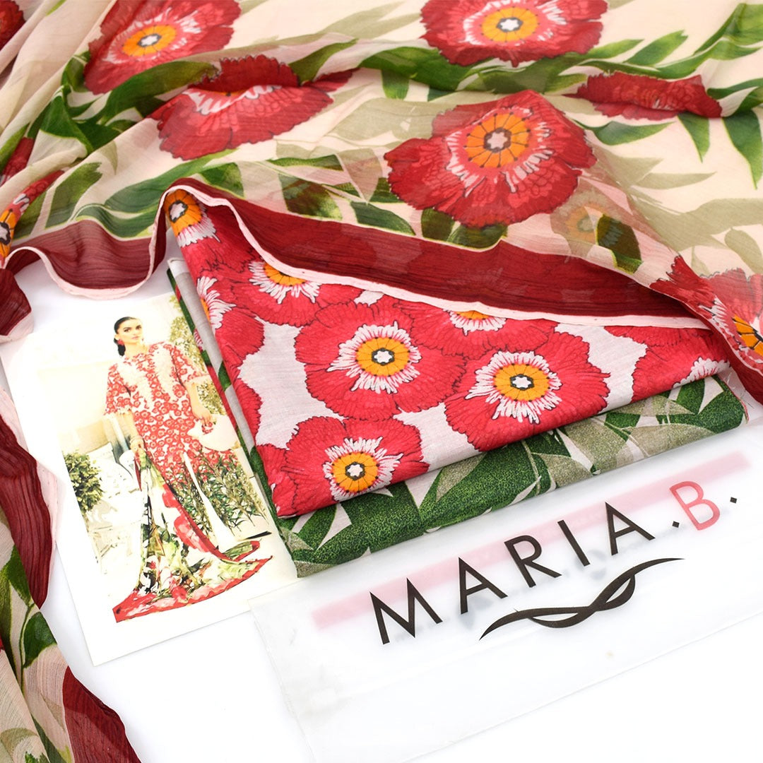 Maria B Lawn 3-Piece UnStiched