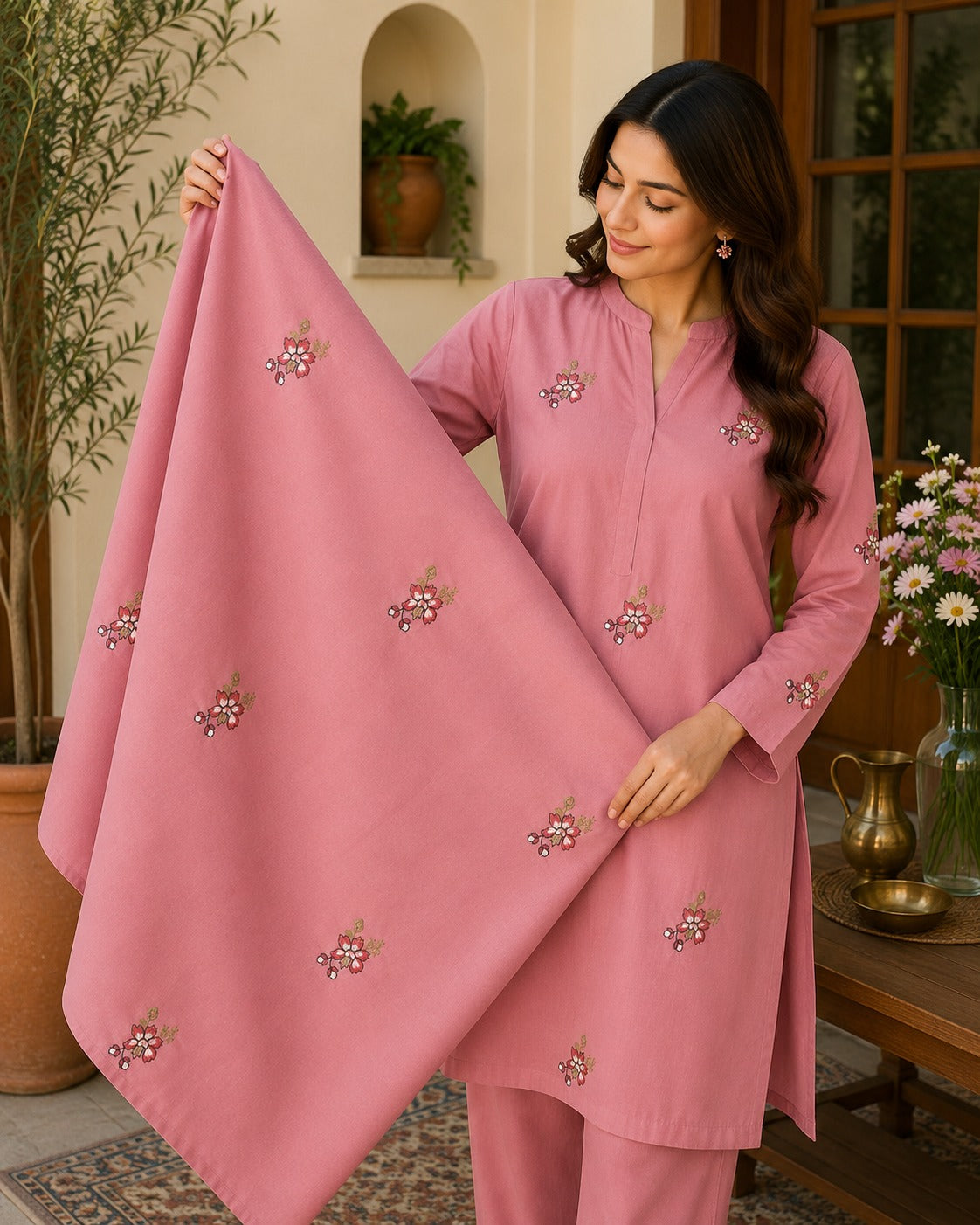 Bareeze Embroidered Lawn 2-Piece Unstitched