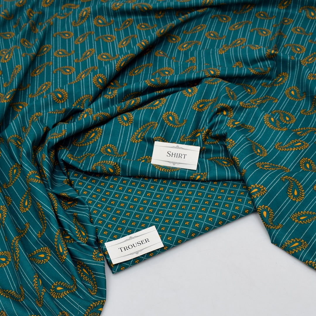 Premium Airjet Digital Printed 2-Piece Unstiched