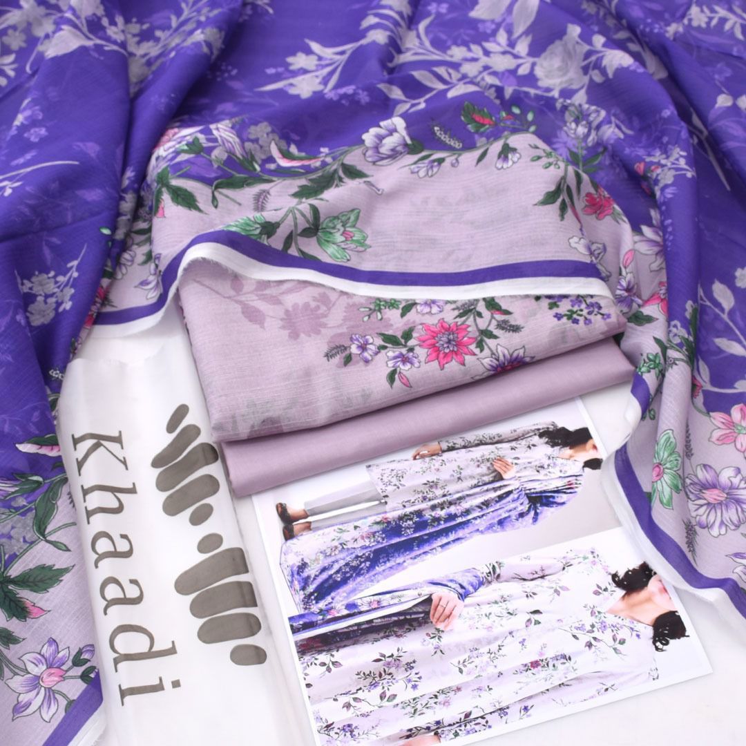 Khaadi Printed Lawn 3-Piece Un-Stiched