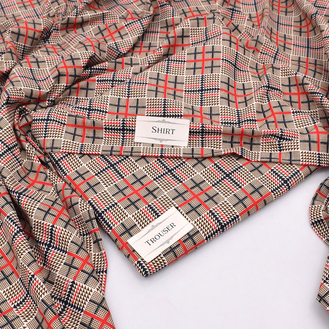 Premium Airjet Digital Printed 2-Piece Unstiched