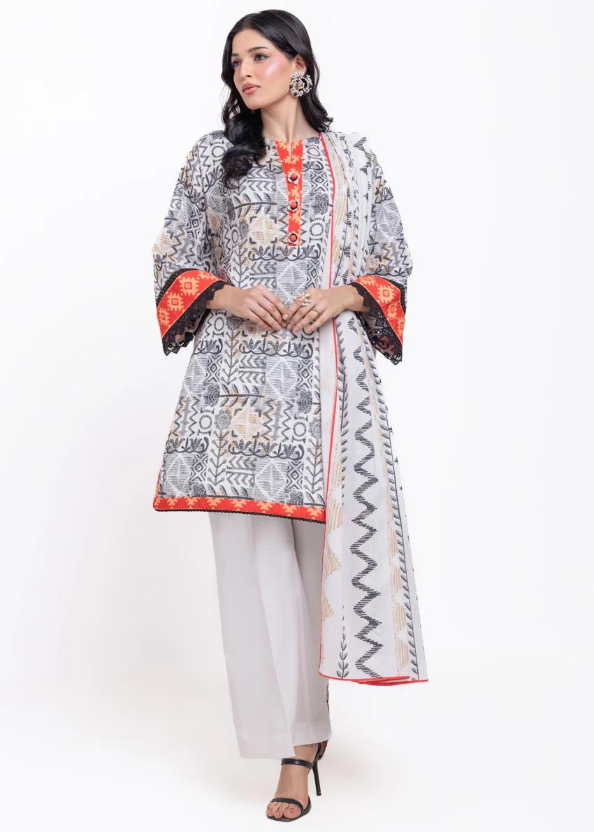 Bonanza Satrangi Digital Lawn 3-Piece Unstiched