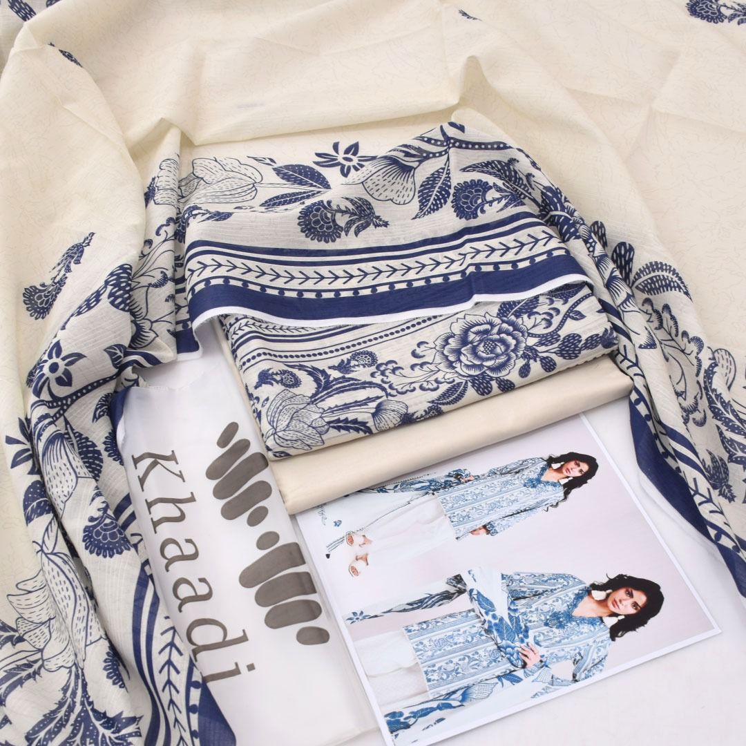 Khaadi Printed Lawn 3-Piece Un-Stiched