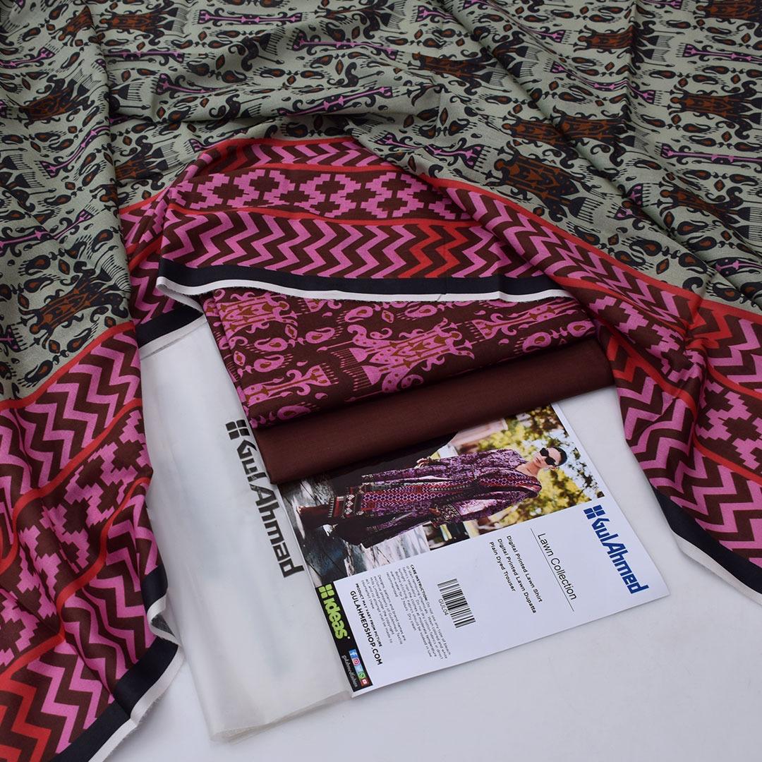 Gull Ahmed Digital Lawn 3-Piece Unstiched