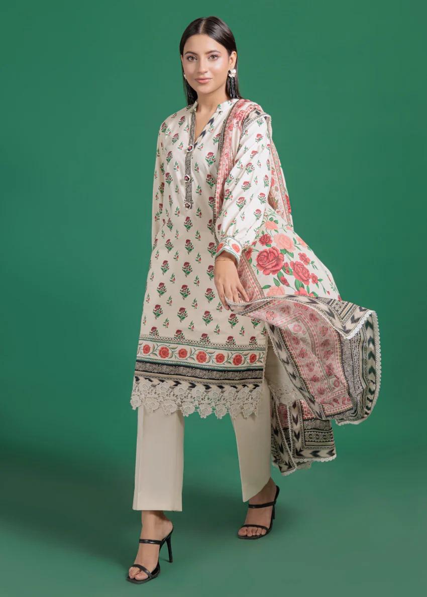 Bonanza Satrangi Digital Lawn 3-Piece Unstiched