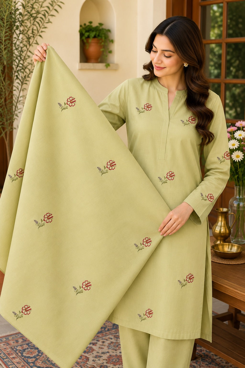 Bareeze Embroidered Lawn 2-Piece Unstitched