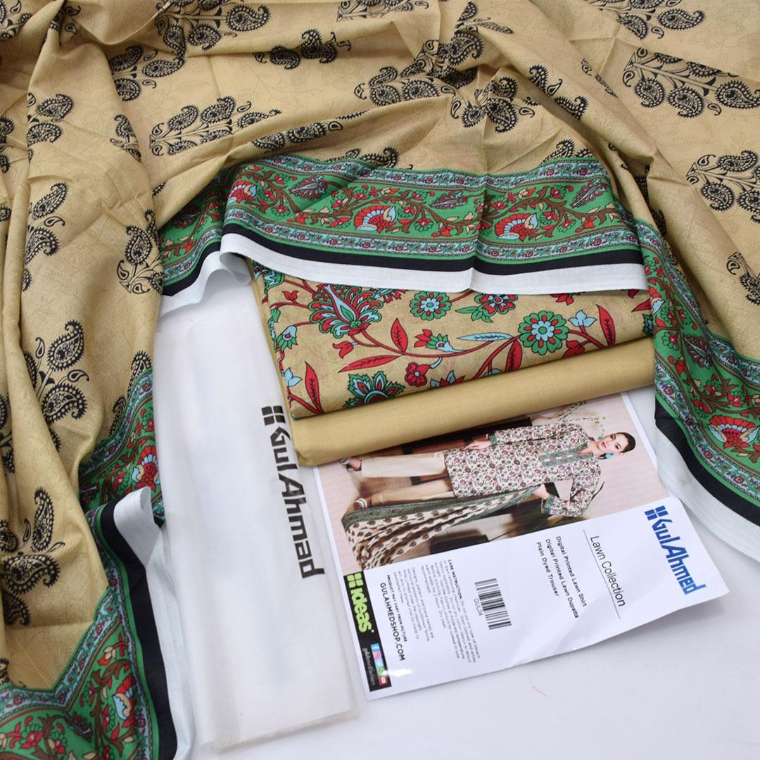 Gull Ahmed Digital Lawn 3-Piece Unstiched
