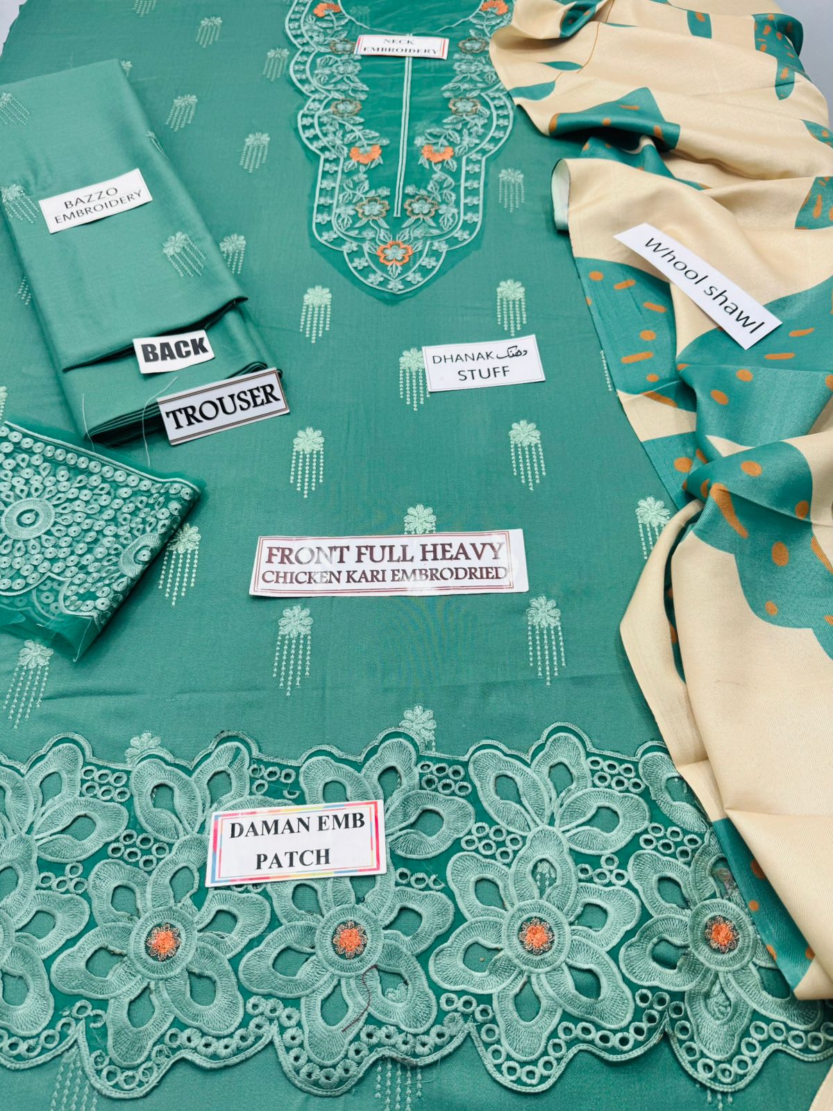 Baroque Winter Embroidered 3 Piece Unstitched