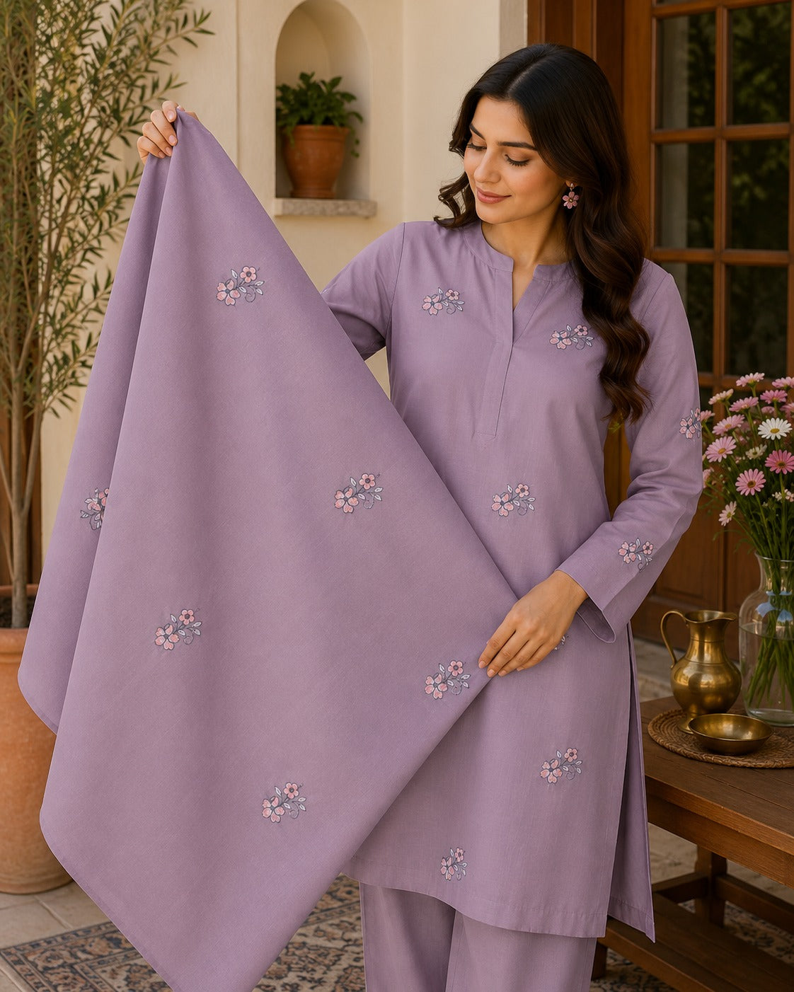 Bareeze Embroidered Lawn 2-Piece Unstitched