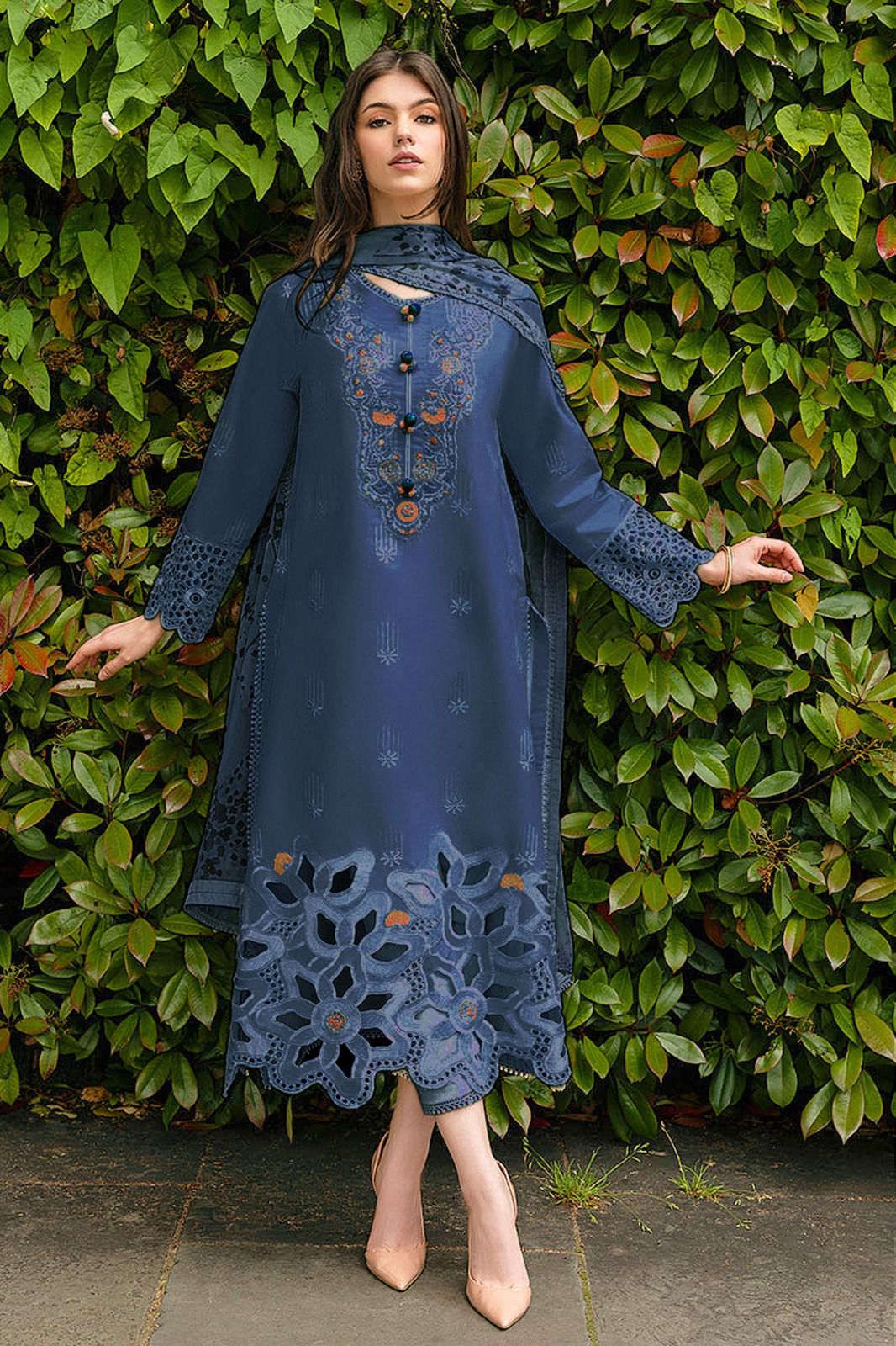 Baroque Winter Embroidered 3 Piece Unstitched