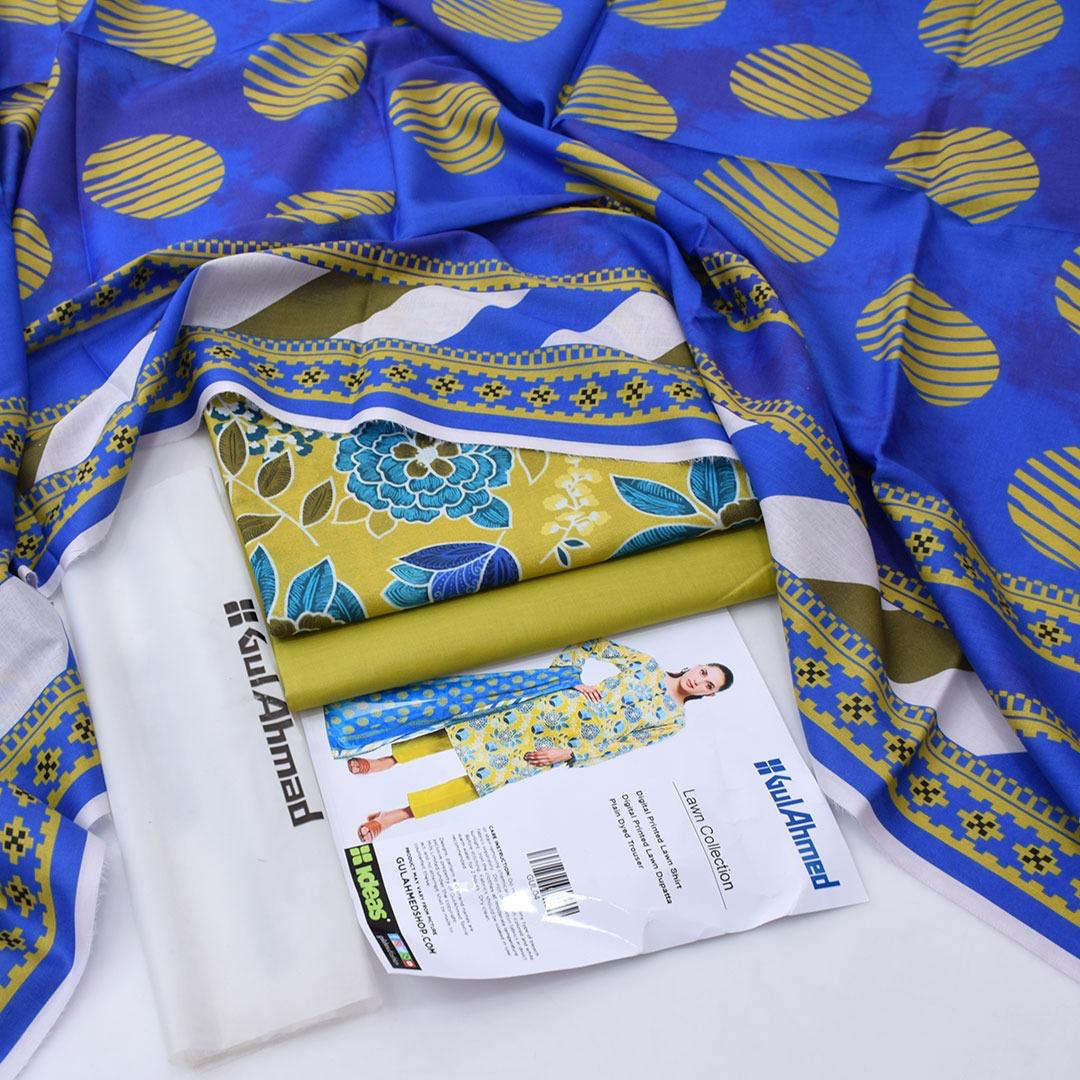 Gull Ahmed Digital Lawn 3-Piece Unstiched
