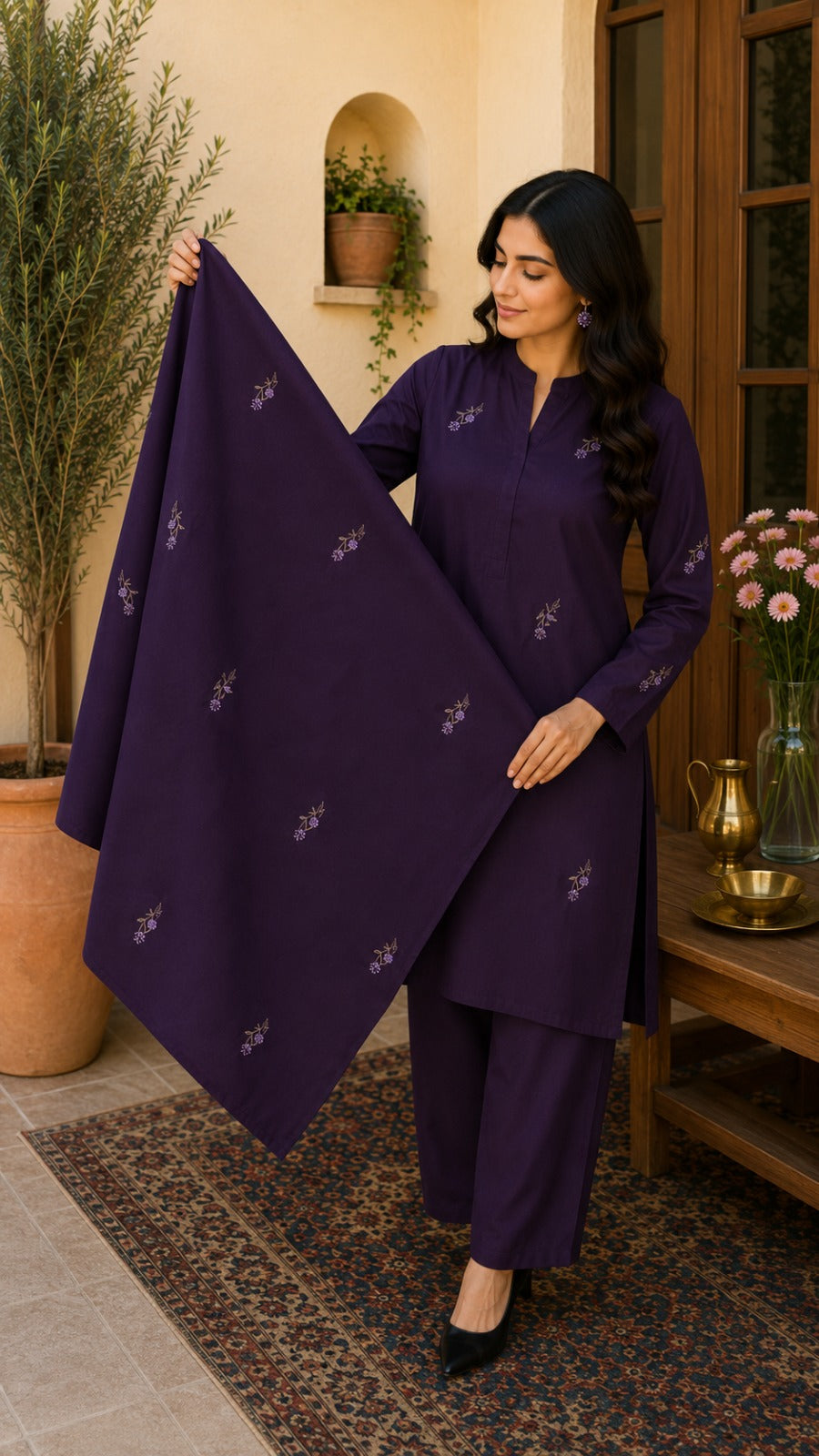 Bareeze Embroidered Lawn 2-Piece Unstitched