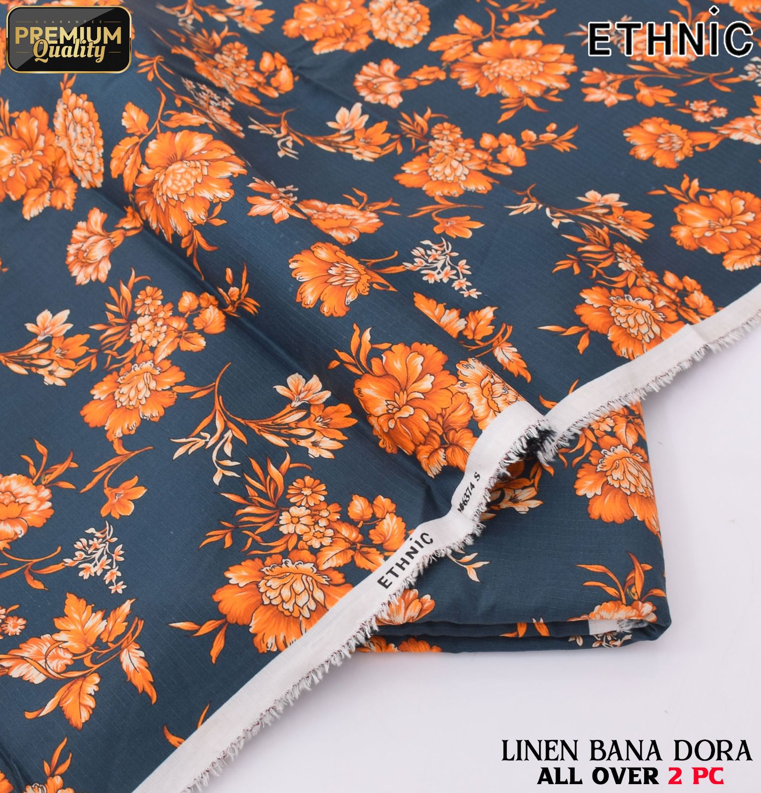 Linen Bana Doria 2_Piece All Over Digital Print
