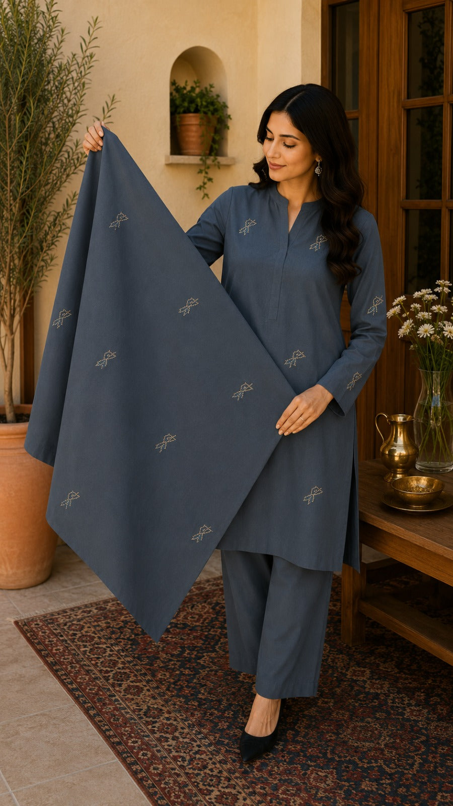 Bareeze Embroidered Lawn 2-Piece Unstitched