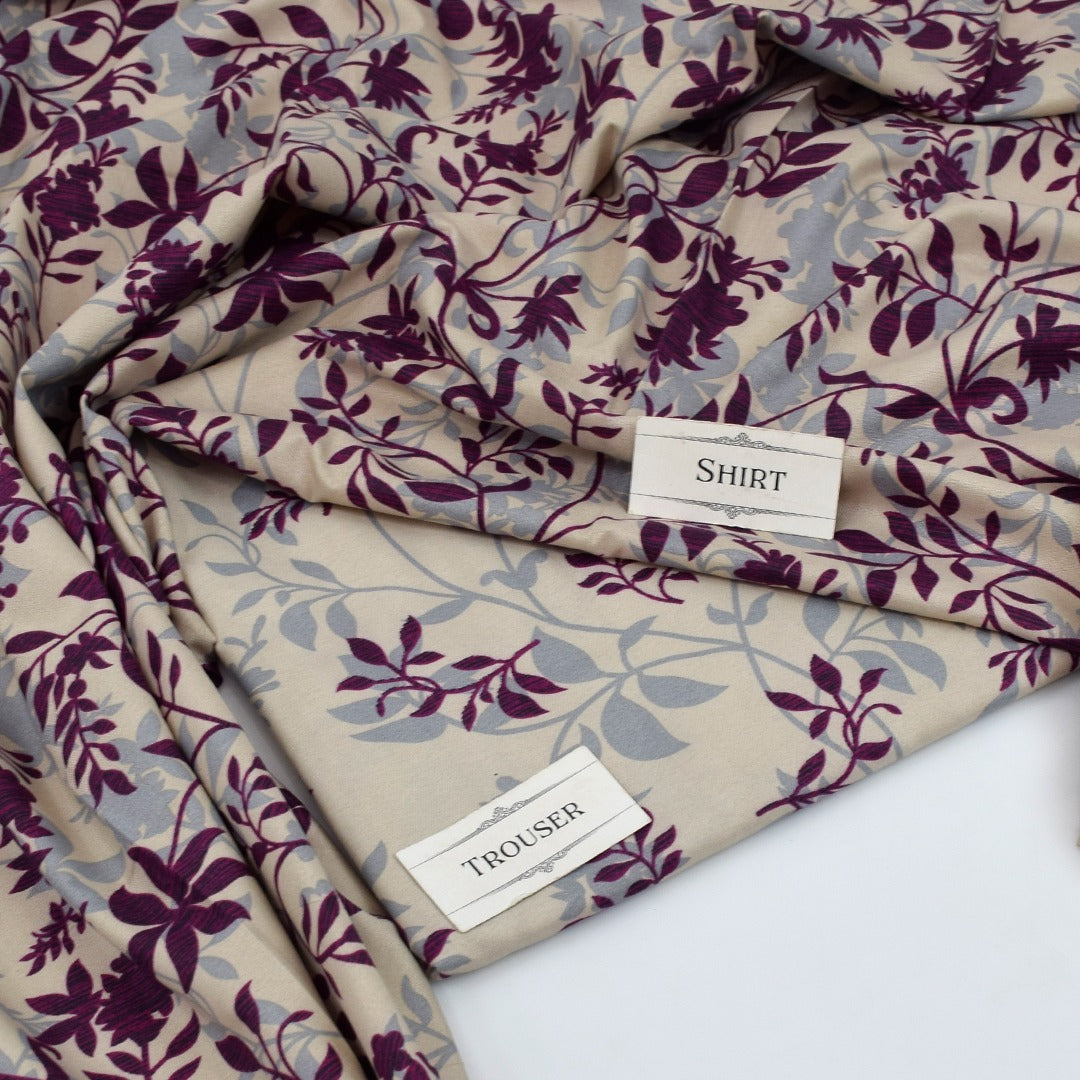 Premium Airjet Digital Printed 2-Piece Unstiched