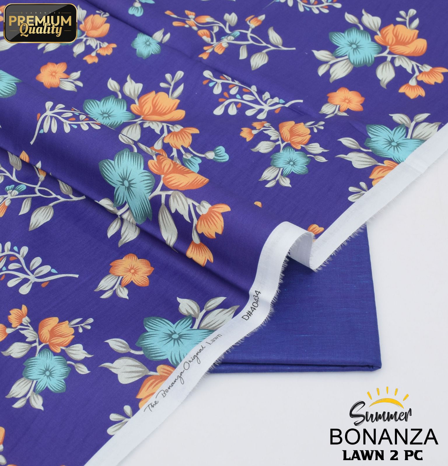 Bonanza Digital Lawn 2-Piece Un-stiched