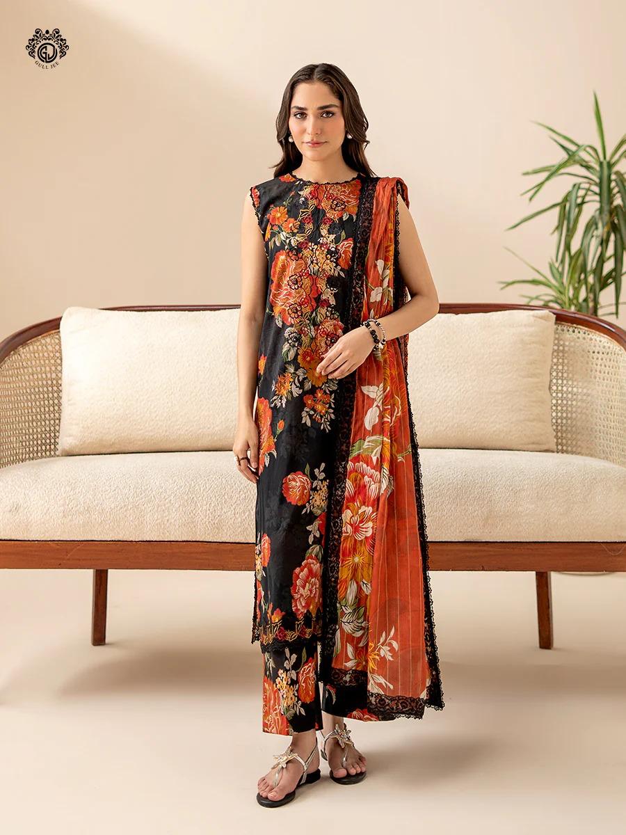Gull Jee Digital Lawn 3-Piece Unstiched