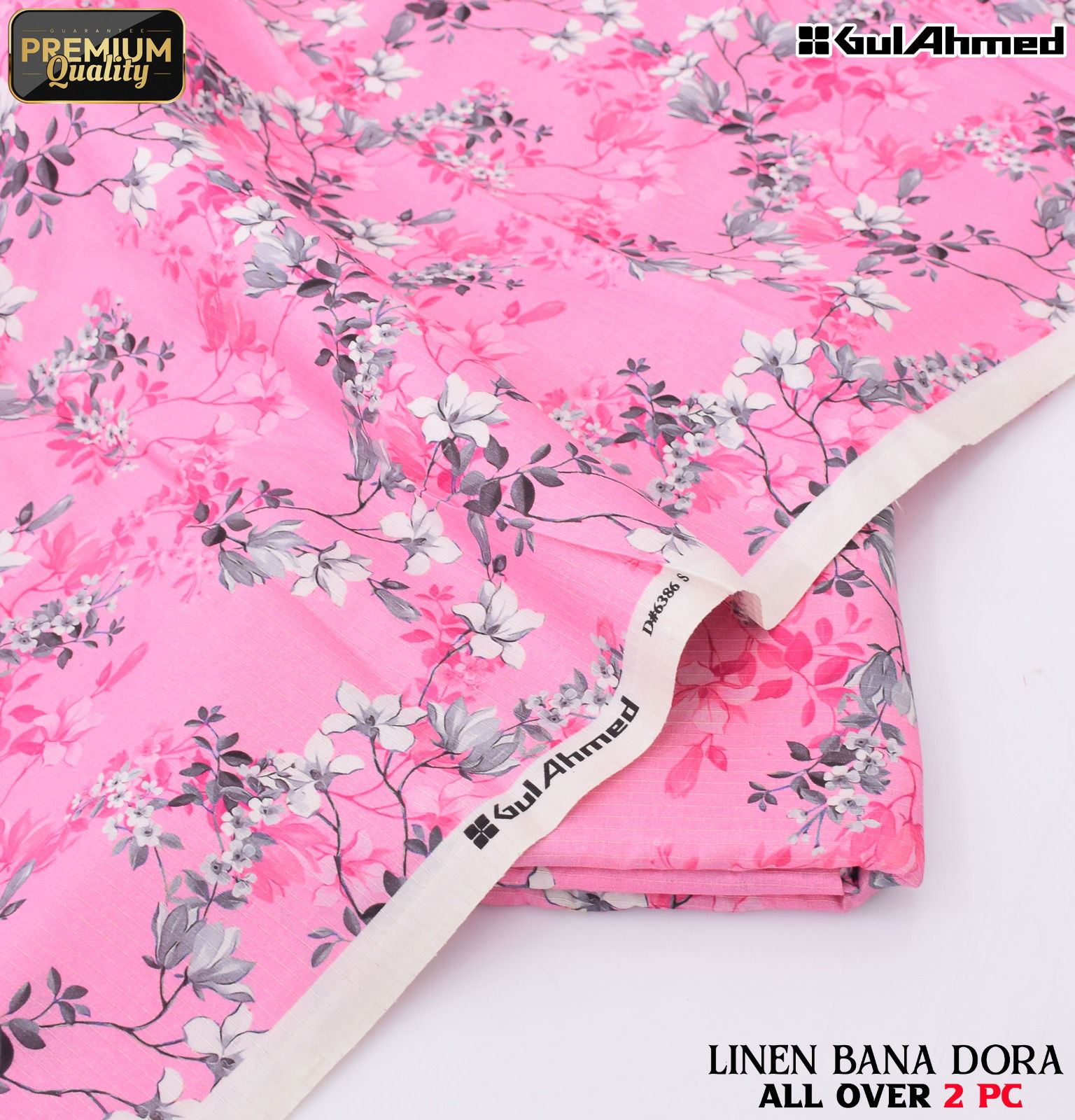 Linen Bana Doria 2_Piece All Over Digital Print