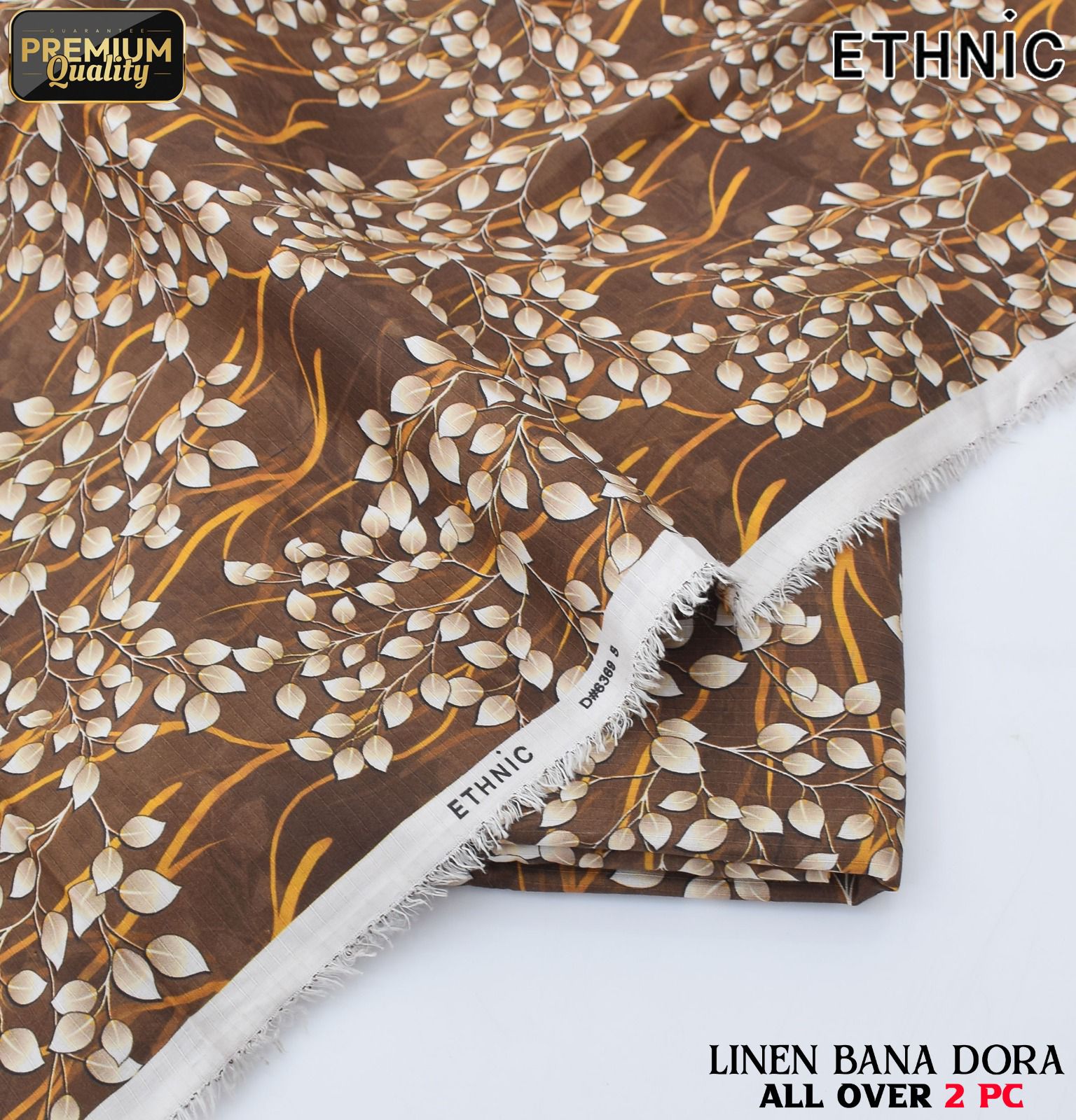Linen Bana Doria 2_Piece All Over Digital Print