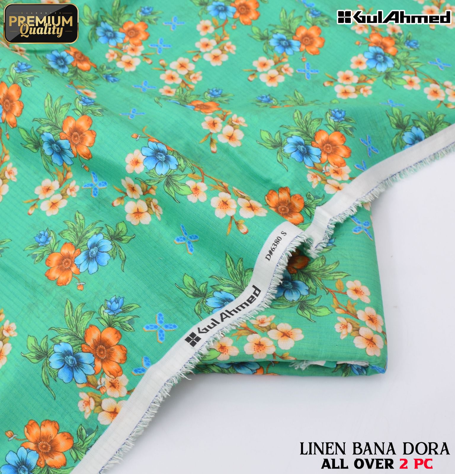 Linen Bana Doria 2_Piece All Over Digital Print