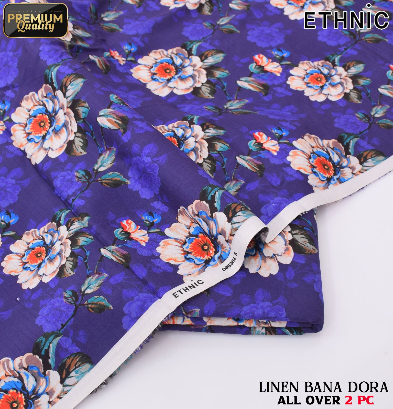 Linen Bana Doria 2_Piece All Over Digital Print