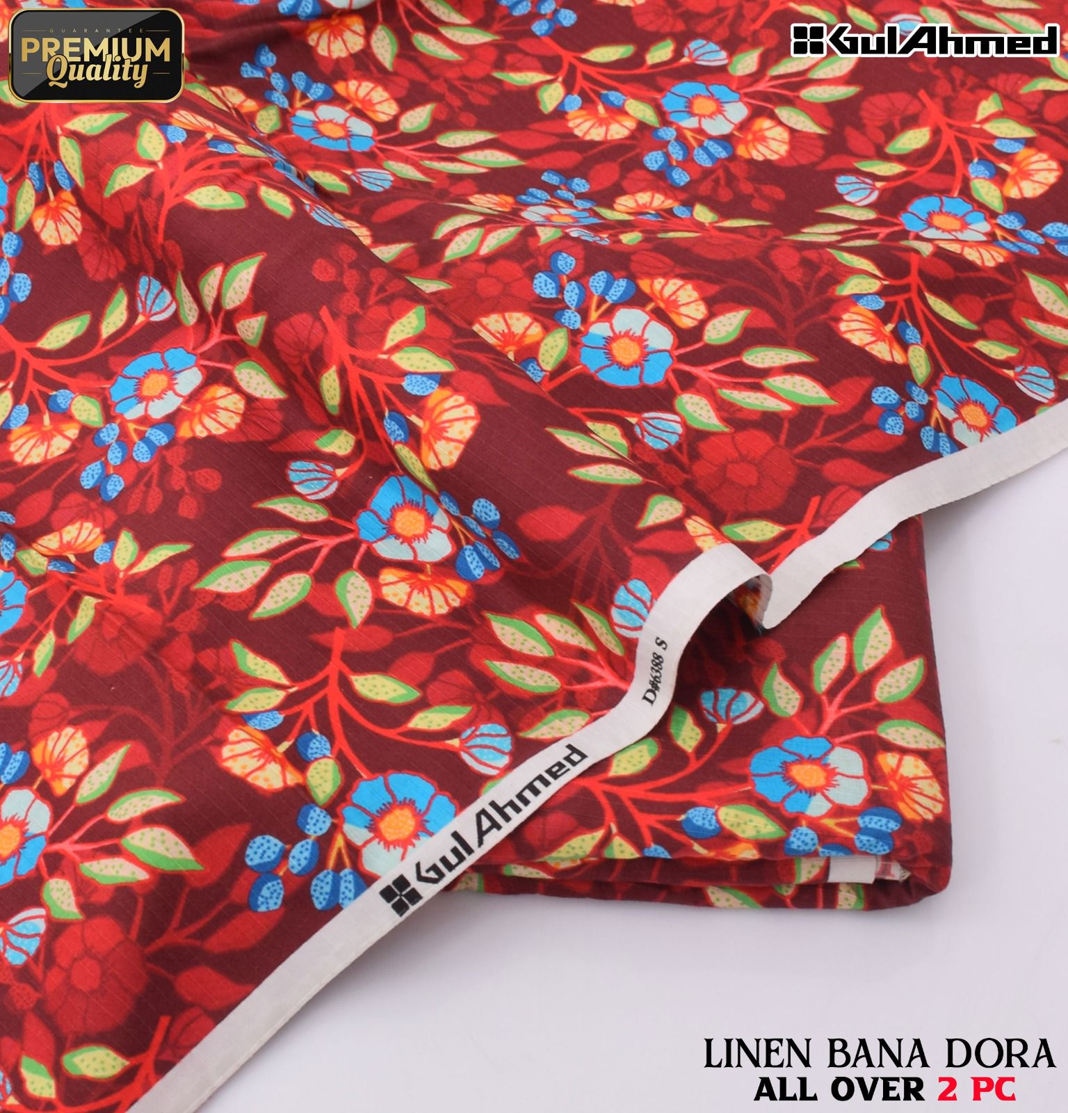 Linen Bana Doria 2_Piece All Over Digital Print
