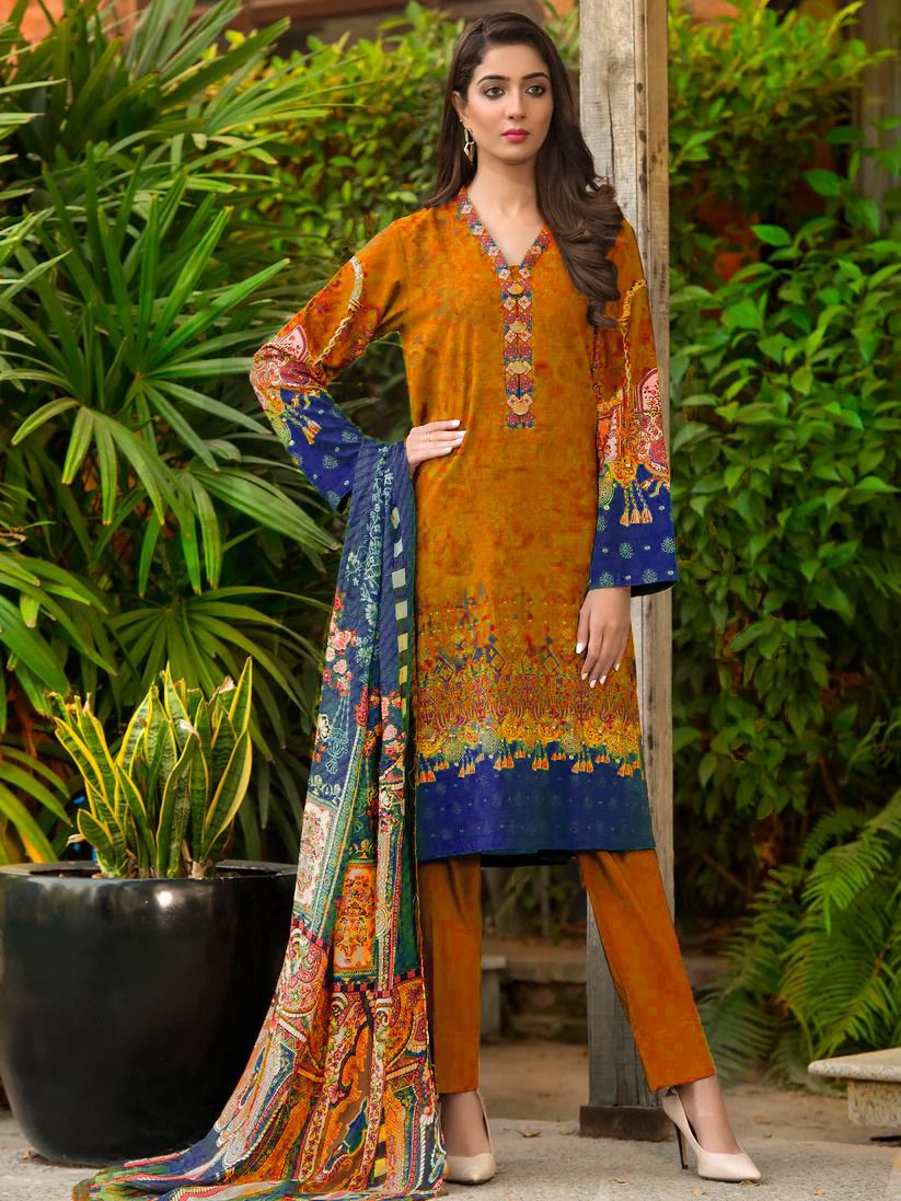 Sapphire 3pc Unstiched Lawn