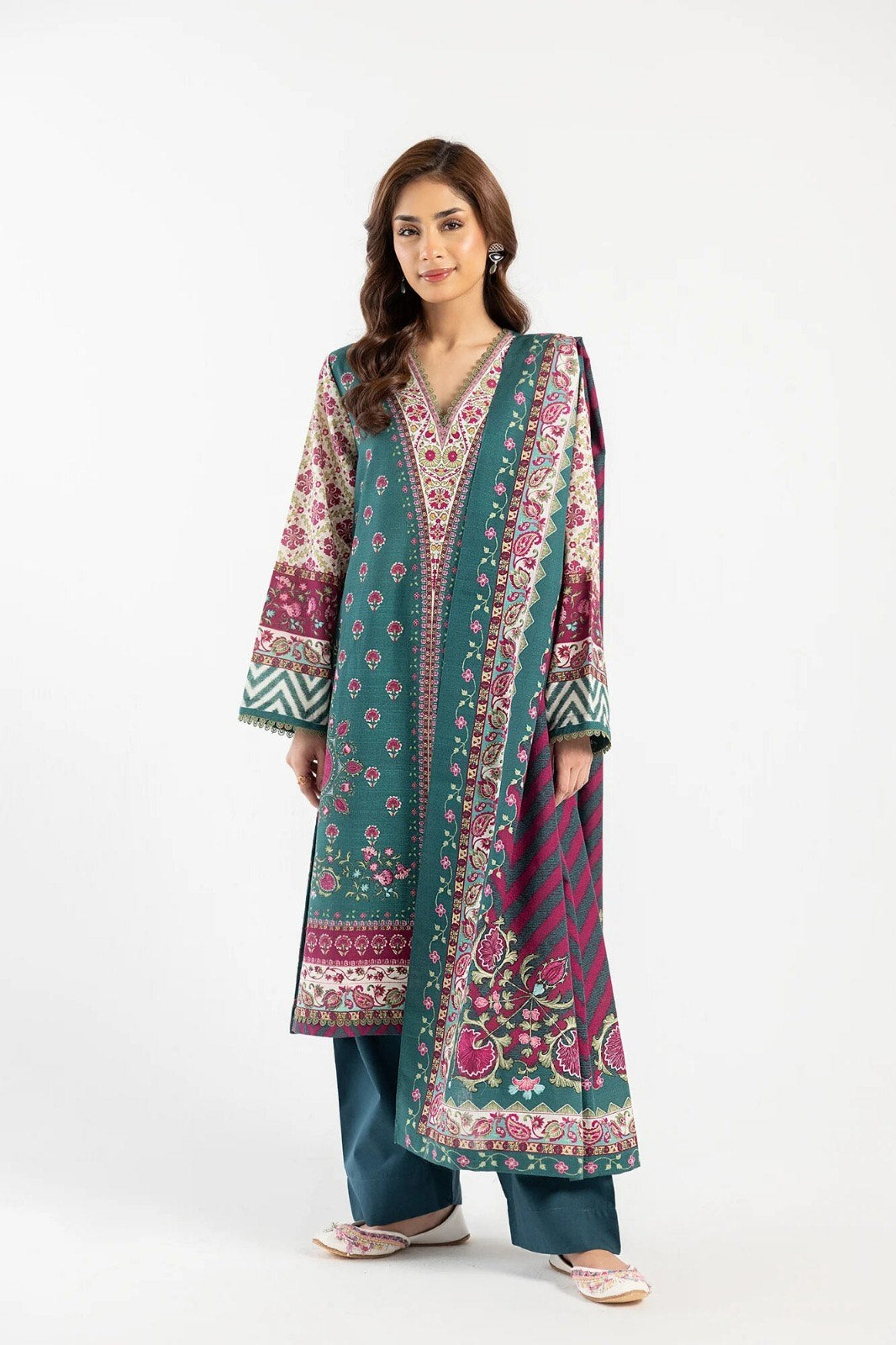 Ethnic 3pc Printed  Lawn Unstiched