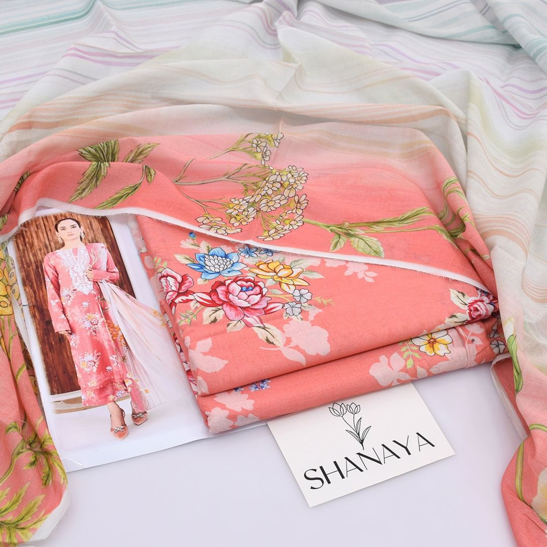Shanaya Digital Lawn 3-Piece Unstiched