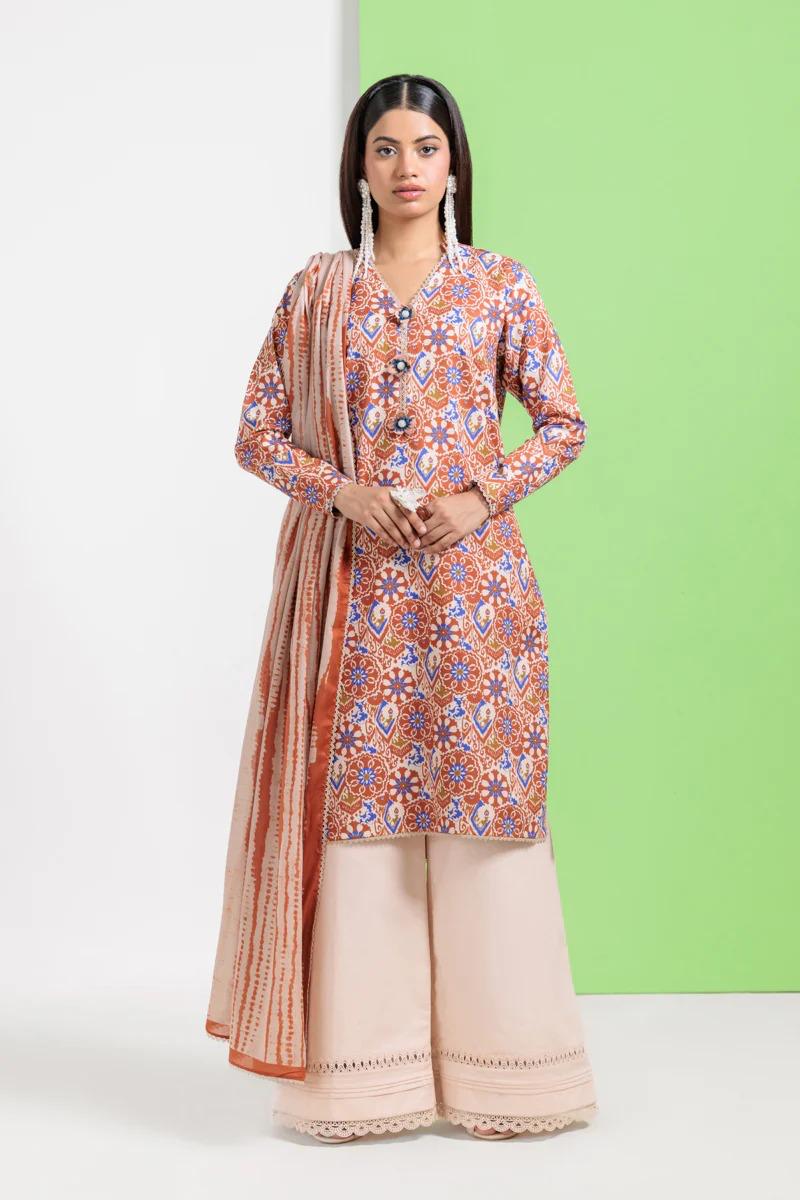 Bonanza Satrangi Digital Lawn 3-Piece Unstiched