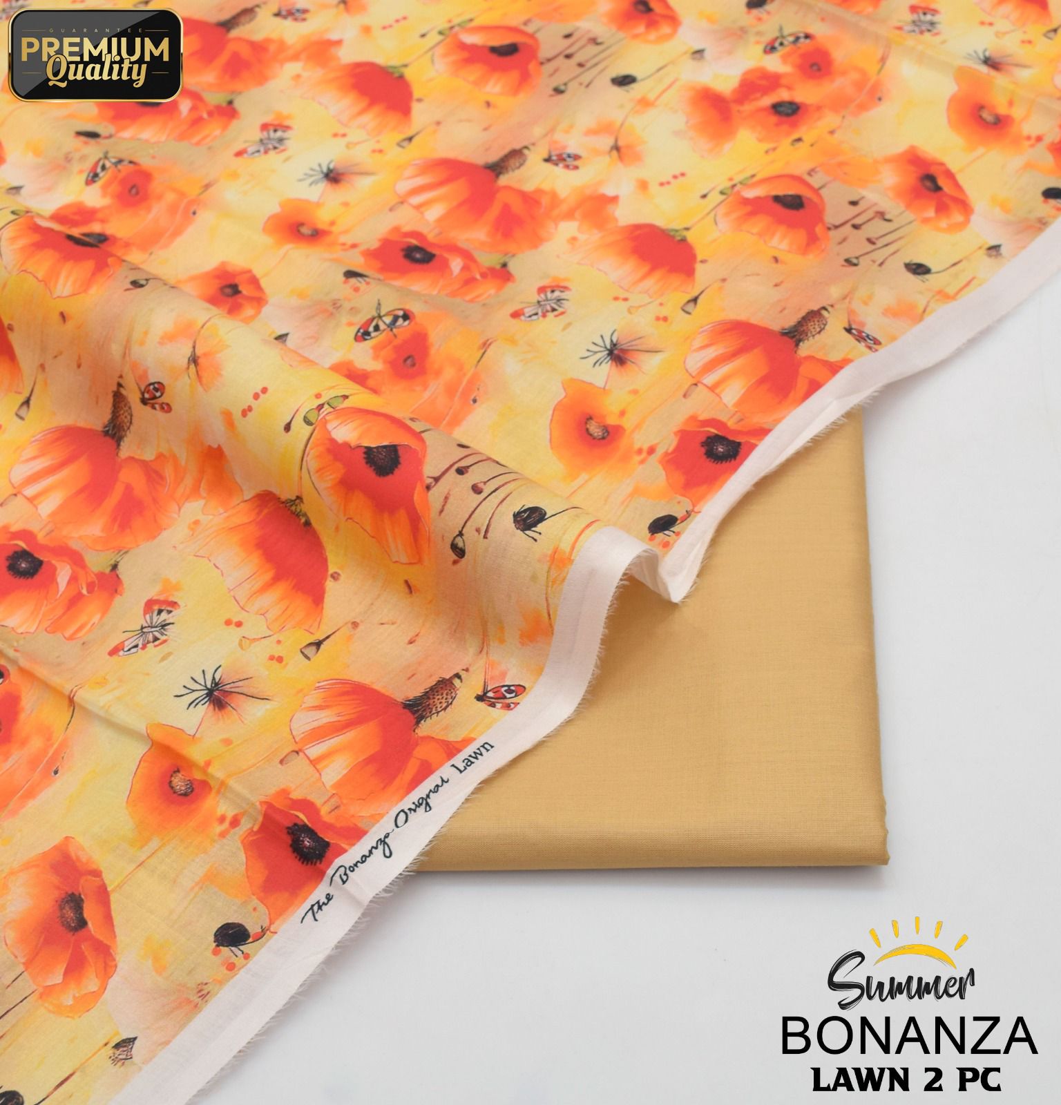 Bonanza Digital Lawn 2-Piece Un-stiched