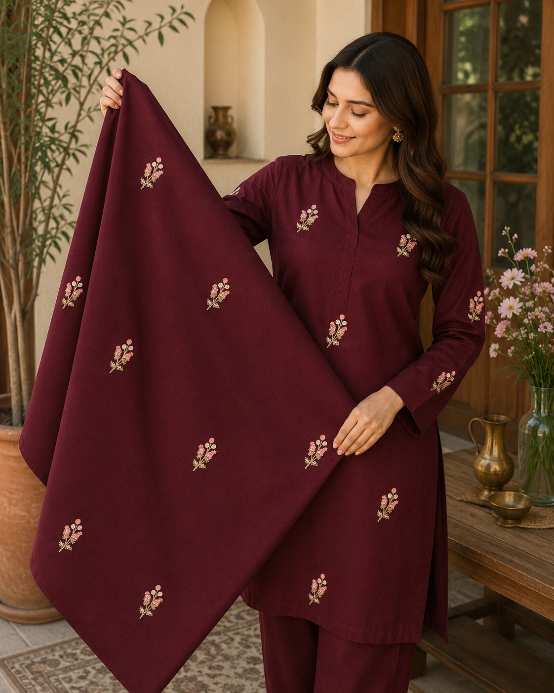 Bareeze Embroidered Lawn 2-Piece Unstitched